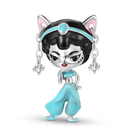 Princess Jasmine Kitty Charm