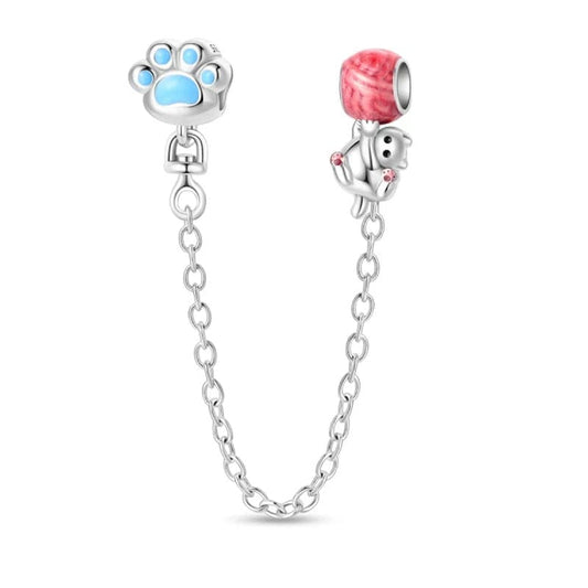 Paw Safety Chain Charm