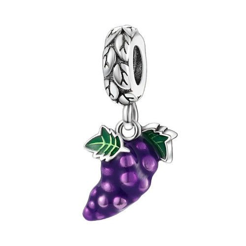 Charm cu struguri violet