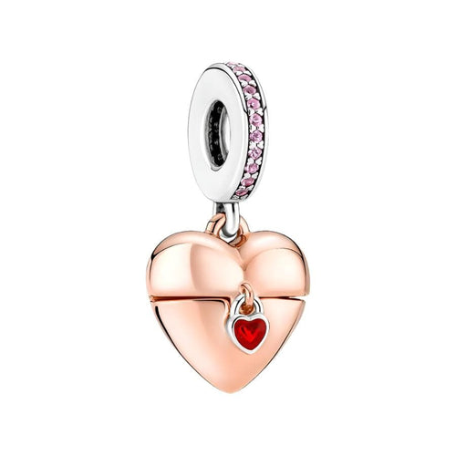 Reveal Your Love Heart Locket Pendant Charm