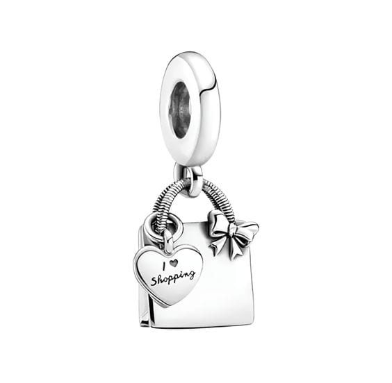 Shopping Bag Dangle Charm