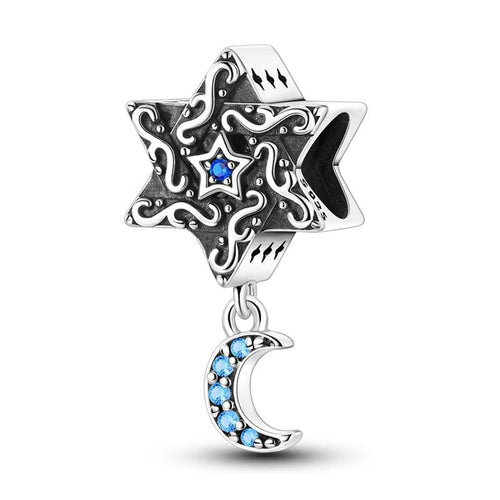 Star & Crescent Moon Charm