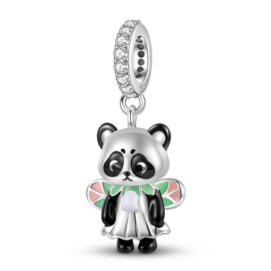 Dije colgante de hada dulce panda