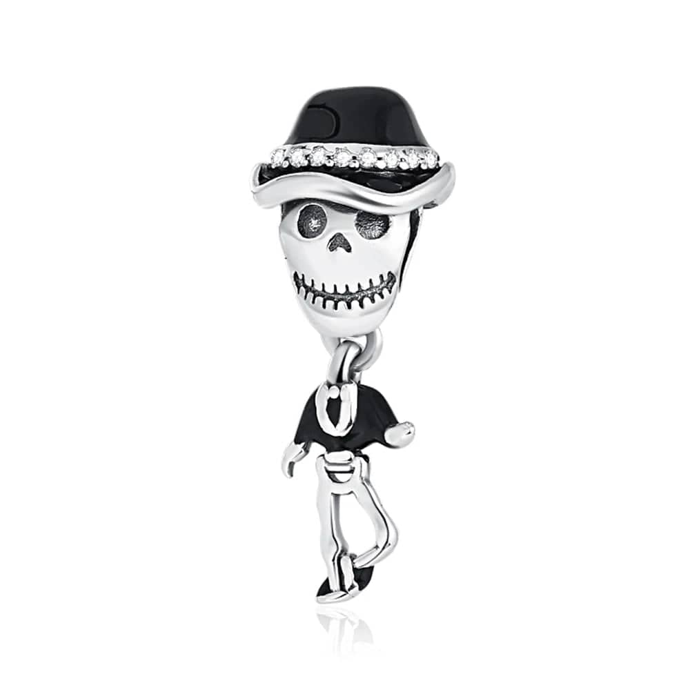 The Nightmare Before Christmas Skull Skeleton Charm