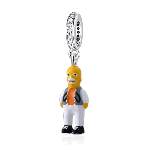 The Simpsons Homer Simpson Dangle Charm