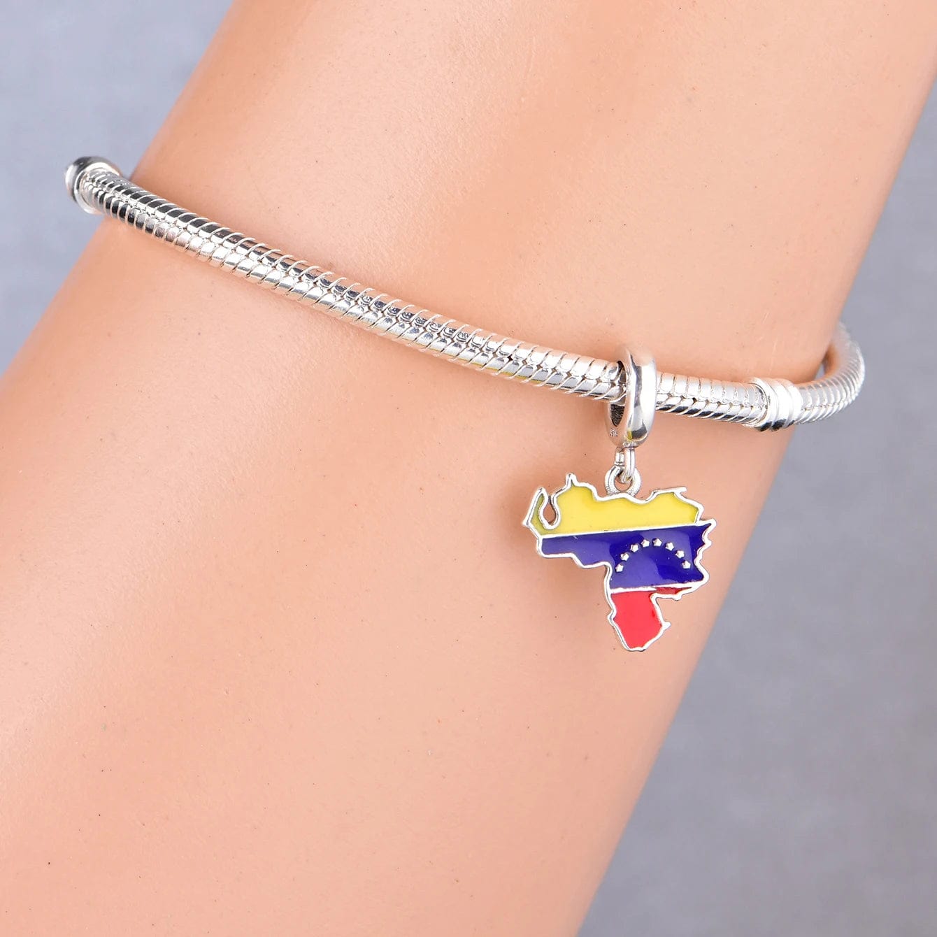 Venezuela Map Dangle Charm