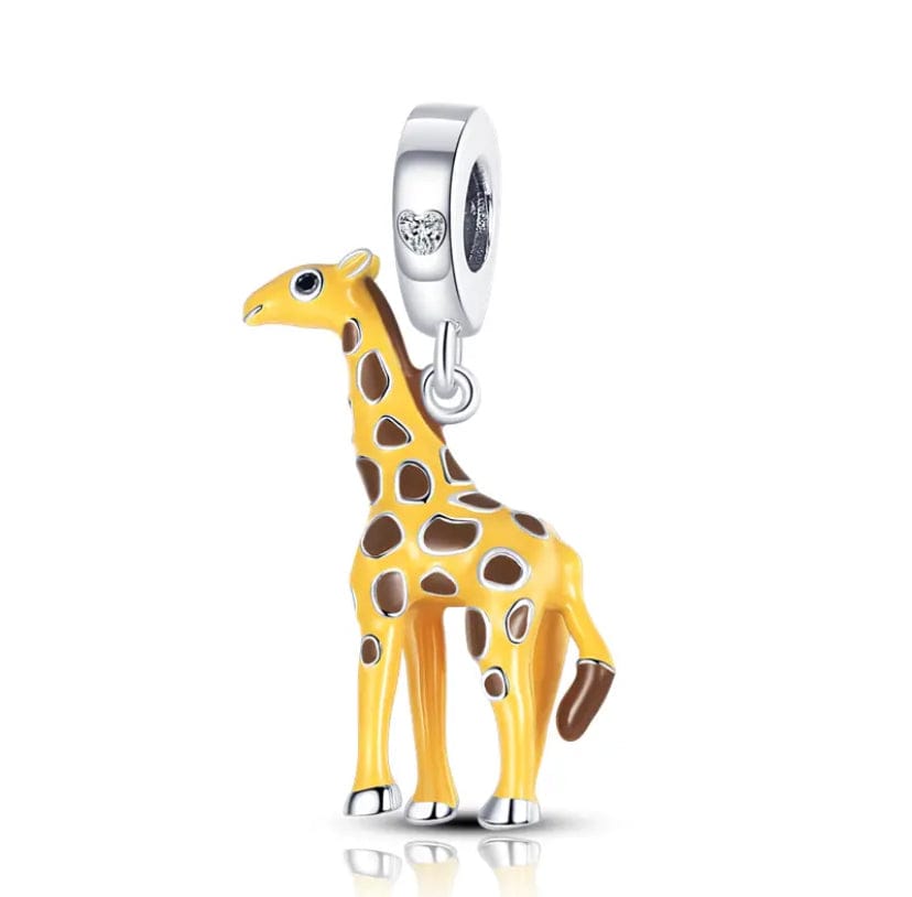 Yellow Giraffe Dangle Charm