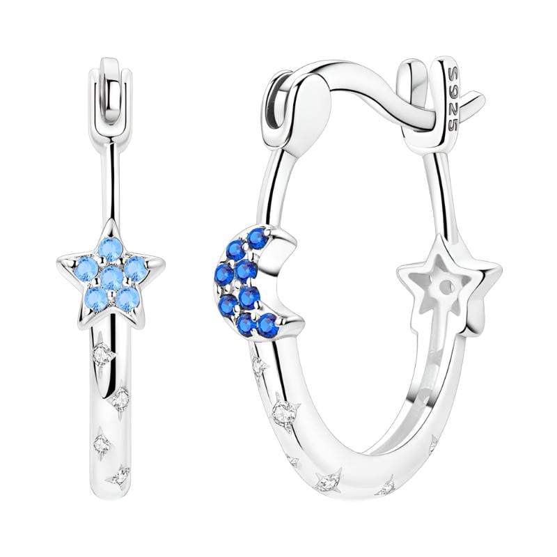 Celestial Charm Hoops