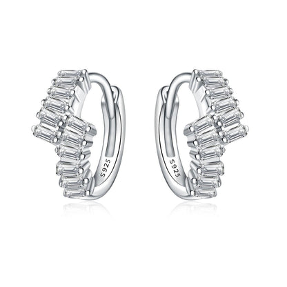 Radiant Cascade Hoop Earrings